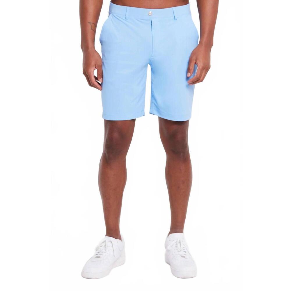 NEW REDVANLY men's hanover 9" pull-on short in skydiver